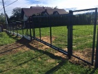 ogrodzenie działki przy OSP Bieńkowice
