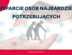 Infografika z ikoną seniorów w dłoniach