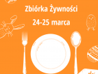 grafika poglądowa plakat promujący zbiórkę żywności