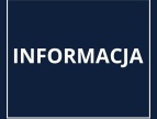 Grafika z napisem: informacja