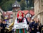 II Festiwal Orkiestr Dętych "Krakowiacy i Górale" w Dobczycach - parada orkiestr