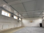Trwa modernizacja sali gimnastycznej w Szkole Podstawowej nr 1 w Dobczycach Zdjęcie remontowanej sali gimnastycznej w Szkole Podstawowej nr 1 w Dobczycach