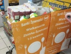 Fotografia przedstawia zebraną poczas zbiórki żywność