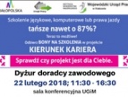 "Kierunek Kariera" - spotkanie z doradcą zawodowym