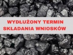 Czerwono-szary napis składania wniosków