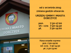 baner - godziny pracy urzędu