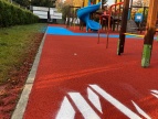 plac zabaw przy ul. Parkowej po modernizacji
