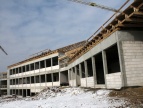Budowa szkoły w Dziekanowicach, fot. Włodzimierz Juszczak