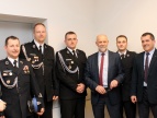 Burmistrz i Zastępca Burmistrza, Przewodniczący RM i jego Zastępca wraz ze strażakami OSP z Brzączowic