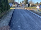 odtworzona droga po pracach związanych z wymianą sieci wodociągowej