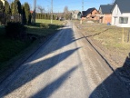 odtworzona droga po pracach związanych z wymianą sieci wodociągowej