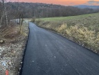 odtworzona droga po pracach związanych z wymianą sieci wodociągowej