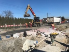 realizowane prace budowlane w ramach zadania: Odwodnienie terenów w kompleksie sieci rowów i cieków odwadniających kompleks Dobczyce-Zarabie