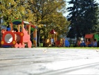 plac zabaw w ogrodzie PS nr 3 w Dobczycach- fot. Joanna Talaga