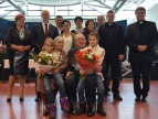 Zdjęcie rodzinne podczas Jubileuszu 50 - lecia Pożycia Małżeńskiego