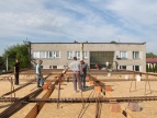11 maja 2016 - budowa strażnicy OSP w Dobczycach