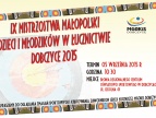 plakat IX Mistrzostwa Małopolski Dzieci i Młodzików w Łucznictwie