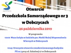 plakat - przedszkole samorządowe nr 3 w Dobczycach - fot. Paweł Stożek