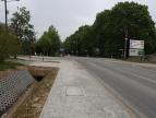 Nowy chodnik w trakcie realizacji w miejscowości Stojowice