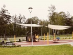  Nowe żagle przy parku miejskim w Dobczycach