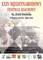 plakat - Festiwal Szachowy