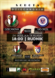 plakat mecz Dziecanovia Dziekanowice