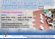 Animacje z robotami Photon z klubem nowych technologii