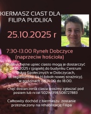 Kiermasz ciast dla Filipa Pudlika