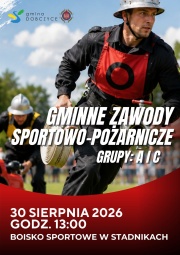 Gminne zawody sportowo - pożarnicze