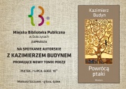 spotkanie autorskie z Kazimierzem Budynem