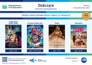 kolorowy plakat z postaciami z bajek