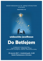 plakat - do Betlejem