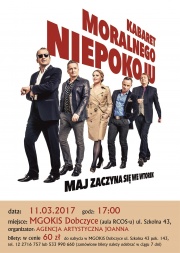 plakat - kabaret moralnego niepokoju