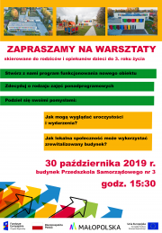 plakat - zaproszenie na warsztaty