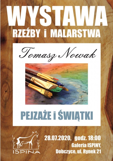Wystawa rzeźb i malarstwa Tomasza Nowaka