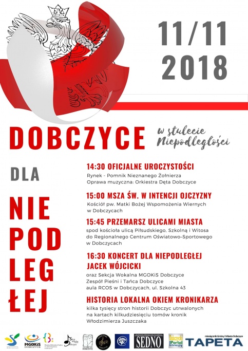 Obchody Święta Niepodległości w Dobczycach