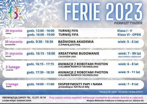 Ferie z Biblioteką