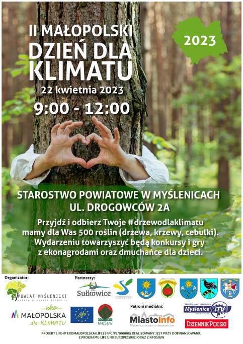 plakat informujący o wydarzeniu II Małopolskie Dni Dla Klimatu