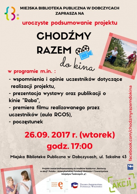 podumowanie projektu "Chodźmy razem do kina"