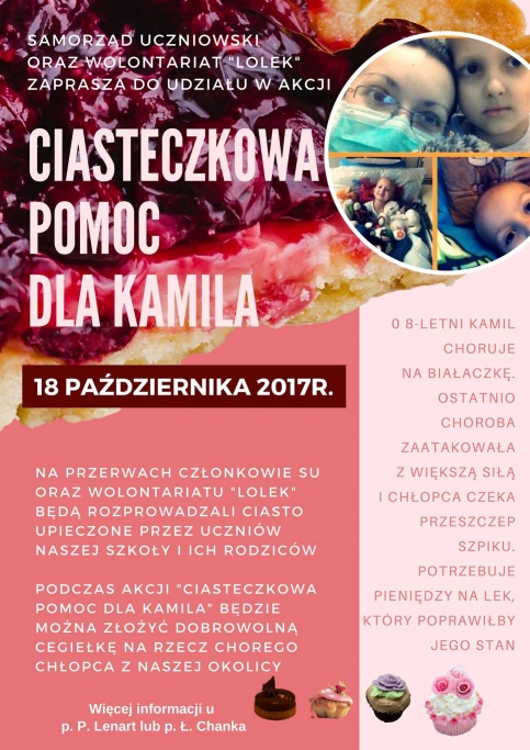 ciasteczkowa pomoc dla Kamila