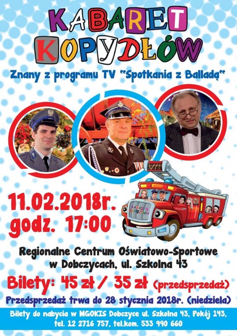 plakat - kabaret z Kopydłowa