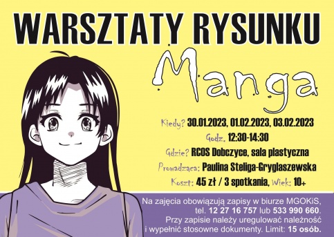 Warsztaty rysunku MANGA