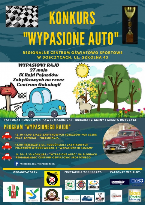 Wypasiony Rajd w Dobczycach - plakat