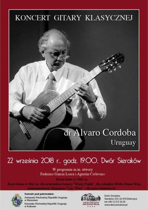 Koncert gitarowy Alvaro Cordoba z Urugwaju