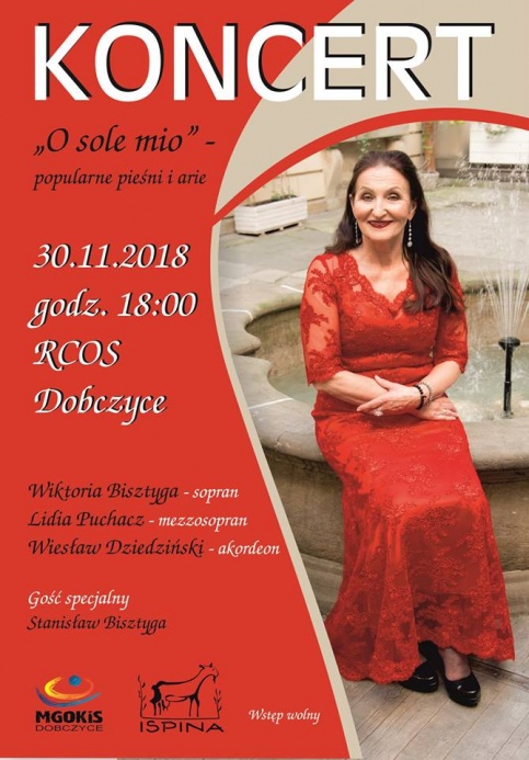 plakat - Koncert: "O sole mio" - popularne pieśni i arie