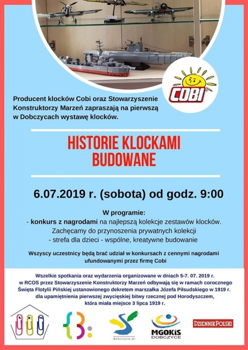 plakat - historie klockami budowane