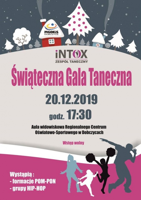 plakat - Świąteczna Gala Intoxu