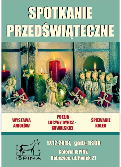 plakat - spotkanie przedświąteczne Ispiny