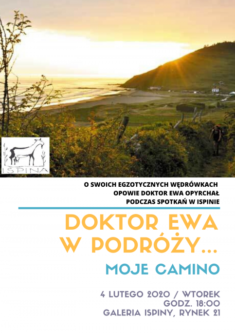 plakat - Moje Camino - Doktor Ewa w podróży