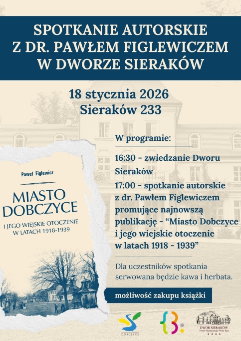 Spotkanie autorskie z dr. Pawłem Figlewiczem w Dworze Sieraków